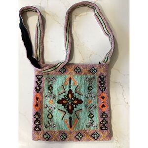 Harold Powell Hand Made Beaded Bag Crossbody STUNNING